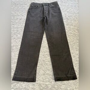 Gap Jeans Distressed Denim Cheeky Straight High Rise Size 10/30 Tall